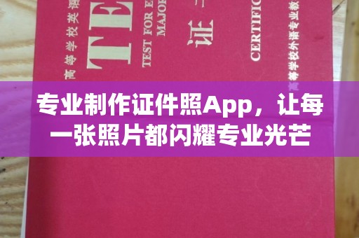 伍家岗专业制作证件照App，让每一张照片都闪耀专业光芒